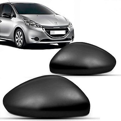 Capa de retrovisor 208 e 2008 peugeot de 2012 a 2020 lado esquerdo lisa