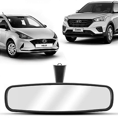 Retrovisor hb20 hyundai de 2020 a 2022 e creta hyundai de 2017 a 2021 interno