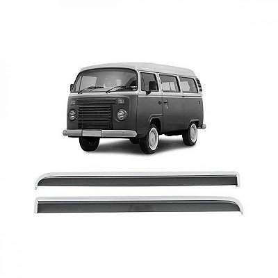 Calha de chuva kombi volkswagen de 1976 a 2004 alumínio clipper