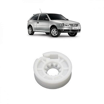 Adaptador de roldana gol volkswagen de 1999 a 2013 terceira e quarta gerações baixo e alto relevo