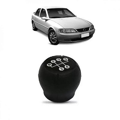 Bola de câmbio vectra chevrolet carcaça preta cinco marchas com lente