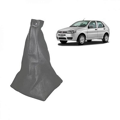 Coifa de câmbio palio fiat de 2007 a 2011 cinza em napa com base