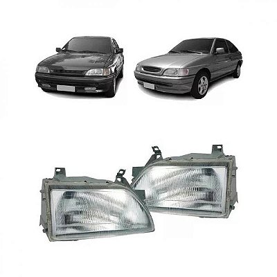 Farol escort e verona ford de 1993 a 1996 lado esquerdo acrílico