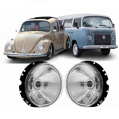 Farol fusca volkswagen de 1976 a 1996 kombi volkswagen de 1976 a 2014