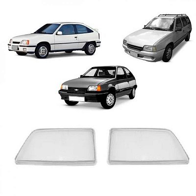 Lente do farol kadett chevrolet de 1989 a 1998 lado direito