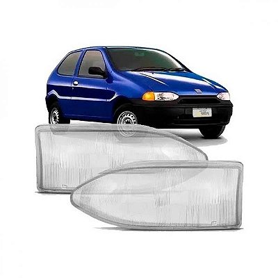 Lente de farol palio fiat de 1996 a 2000 lado esquerdo