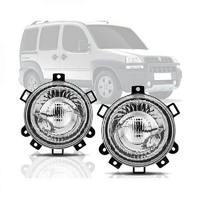 Farol auxiliar doblo fiat de 2001 a 2009 lado direito e lado esquerdo adventure