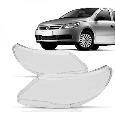 Lente do farol gol volkswagen de 2009 a 2012 lado esquerdo quinta geração