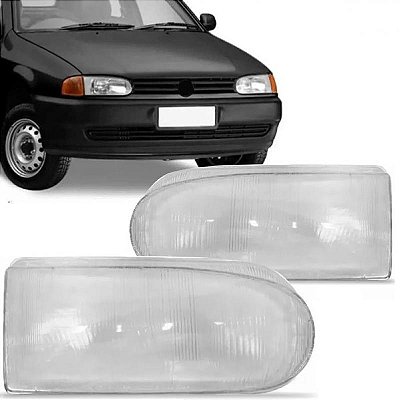 Lente do farol gol volkswagen de 1995 a 1999 lado esquerdo