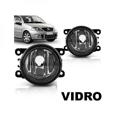 Farol auxiliar c3 citroën de 2009 a 2012 e c4 citroën e 307 peugeot e focus ford lado esquerdo e lado direito lente de vidro