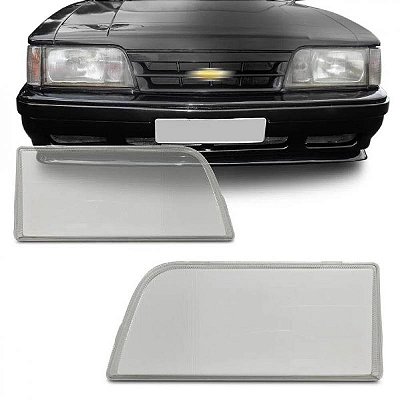 Lente de farol opala chevrolet de 1988 a 1992 lado direito