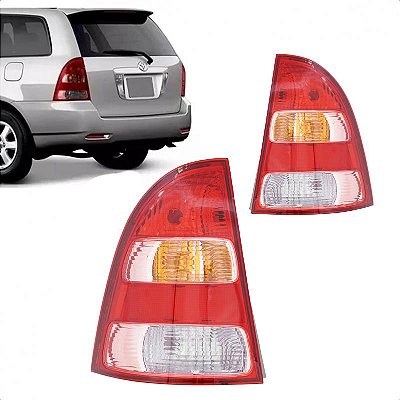 Lanterna corolla fielder toyota de 2004 a 2008 traseira lado direito