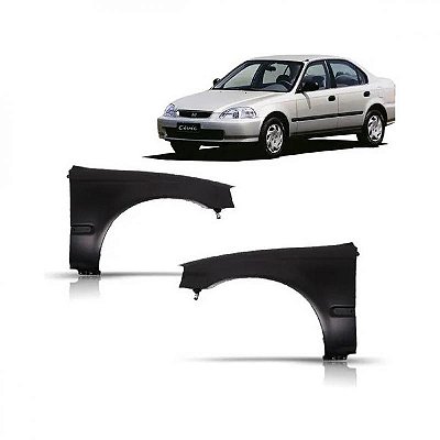 Para lama civic honda de 1999 a 2000 lado direito