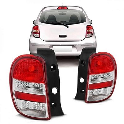 Lanterna march nissan de 2011 a 2013 traseira lado direito