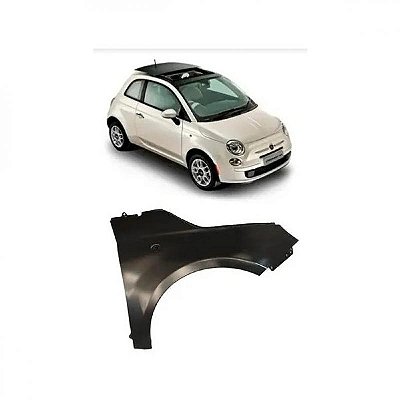 Para lama 500 fiat de 2008 a 2017 lado direito