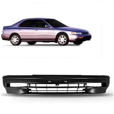 Para choque accord honda de 1990 a 1993 dianteiro preto