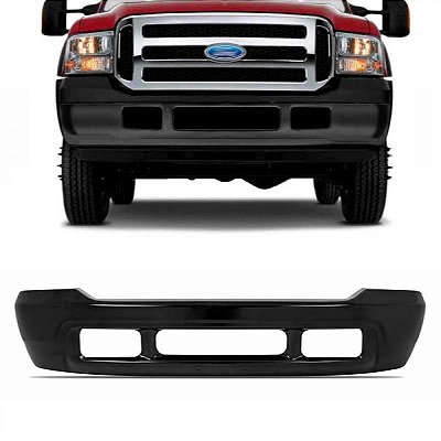 Para choque f250 e f350 ford de 1999 a 2005 dianteiro preto