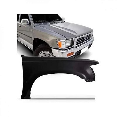 Para lama hilux toyota de 1992 a 2001 lado direito tração quatro por quatro com furo para antena