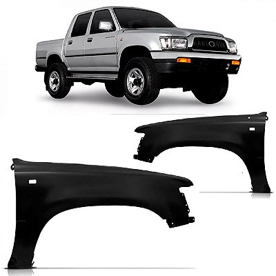 Para lama hilux SRV toyota de 2002 a 2004 lado esquerdo com furo para antena