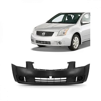 Para choque sentra nissan de 2007 a 2009 dianteiro sem furo