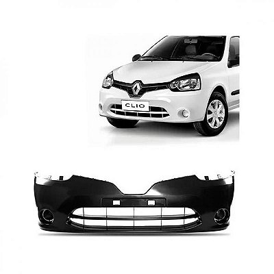 Para choque clio renault de 2012 a 2016 dianteiro sem furo