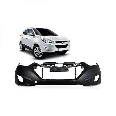 Para choque ix35 hyundai de 2010 a 2015 dianteiro preto