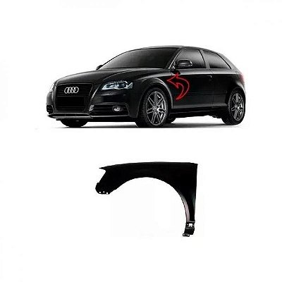 Para lama a3 audi de 2009 a 2012 lado esquerdo