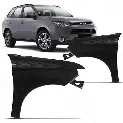 Paralama outlander mitsubishi de 2014 a 2015 lado esquerdo