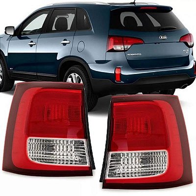 Lanterna sorento kia de 2014 a 2015 traseira lado direito de canto