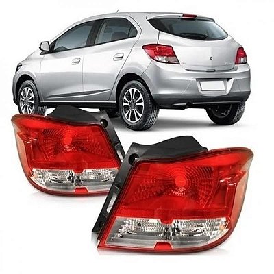 Lanterna onix chevrolet de 2012 a 2016 traseira lado direito bicolor
