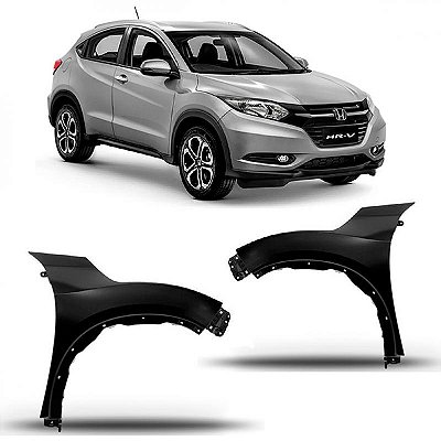 Para lama hrv honda de 2015 a 2021 lado direito com furo moldura inferior para choque