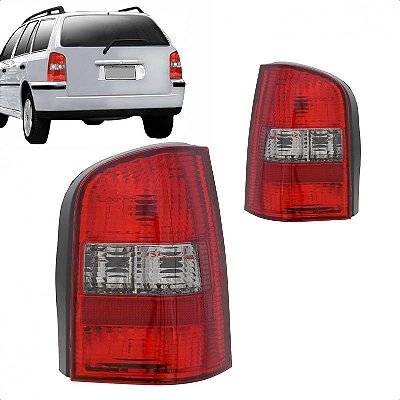 Lanterna parati volkswagen de 1999 a 2002 traseira lado direito fumê geração três ponteira para choque fase um
