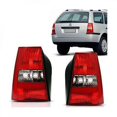 Lanterna parati volkswagen de 2003 a 2005 traseira lado esquerdo fumê geração três ponteira para choque fase dois