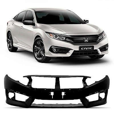 Para choque civic honda de 2017 a 2019 dianteiro preto