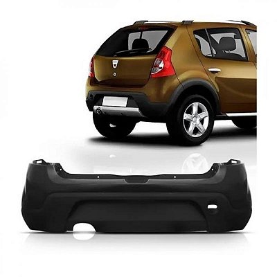 Para choque sandero stepway renault de 2008 a 2014 traseiro