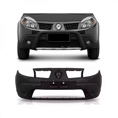 Para choque sandero stepway renault de 2008 a 2011 dianteiro sem furo