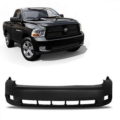 Para choque ram 1500 dodge de 2011 a 2012 dianteiro preto sport em ABS de alta resistência
