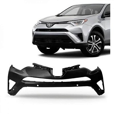 Para choque rav4 toyota de 2016 a 2018 dianteiro preto