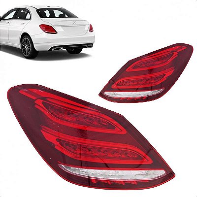 Lanterna c200 c180 c250 c300 mercedes benz de 2015 a 2017 traseira lado esquerdo com LED