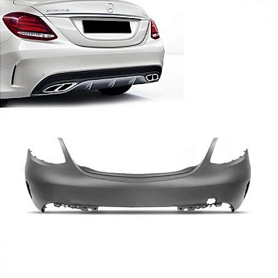 Para choque c43 amg mercedes benz de 2016 a 2018 traseiro