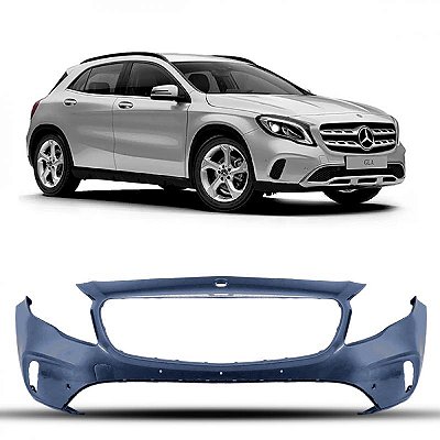 Para choque gla mercedes benz de 2018 a 2020 dianteiro com furo para sensor e com furo para esguicho