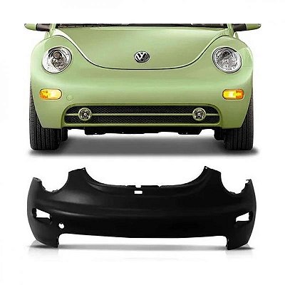 Para choque new beetle volkswagen de 1998 a 2005 dianteiro preto