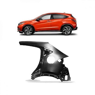 Lateral hrv honda de 2015 a 2021 traseira lado esquerdo