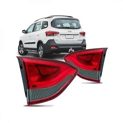 Lanterna spin chevrolet de 2019 a 2024 lado esquerdo traseiro da mala fumê