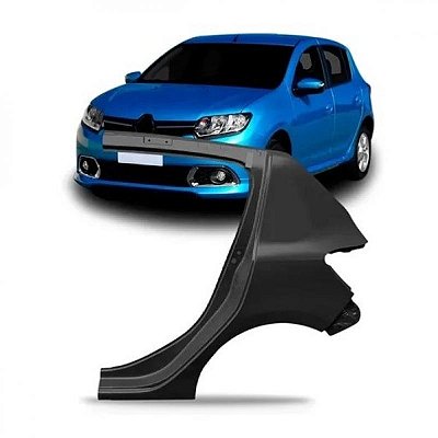 Lateral sandero renault de 2014 a 2021 traseira inferior lado esquerdo