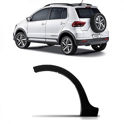 Moldura do vão de roda do paralama crossfox volkswagen de 2015 a 2018 lado esquerdo traseiro