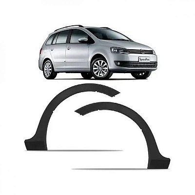 Moldura do vão de roda spacefox volkswagen de 2011 a 2014 traseira lado esquerdo