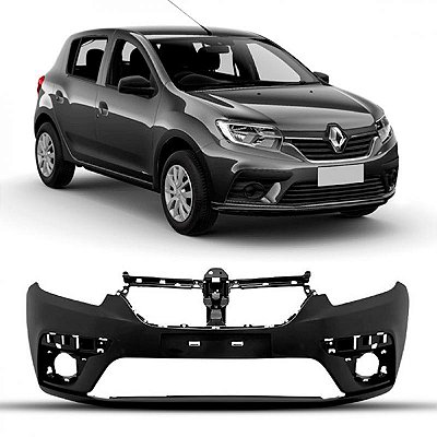 Para choque sandero e logan renault de 2020 a 2024 dianteiro