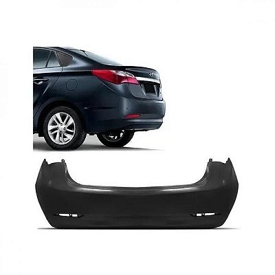 Para choque hb20 hyundai de 2012 a 2015 traseiro sedã