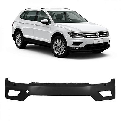 Para choque tiguan volkswagen de 2018 a 2021 dianteiro com esguicho sem furo para sensor